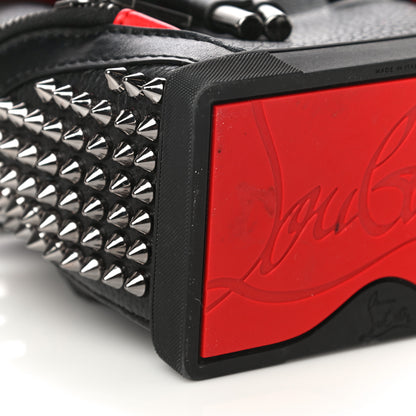 Christian Louboutin Calfskin Spiked Mini Explorafunk Keyring Bag Black 12 of 14