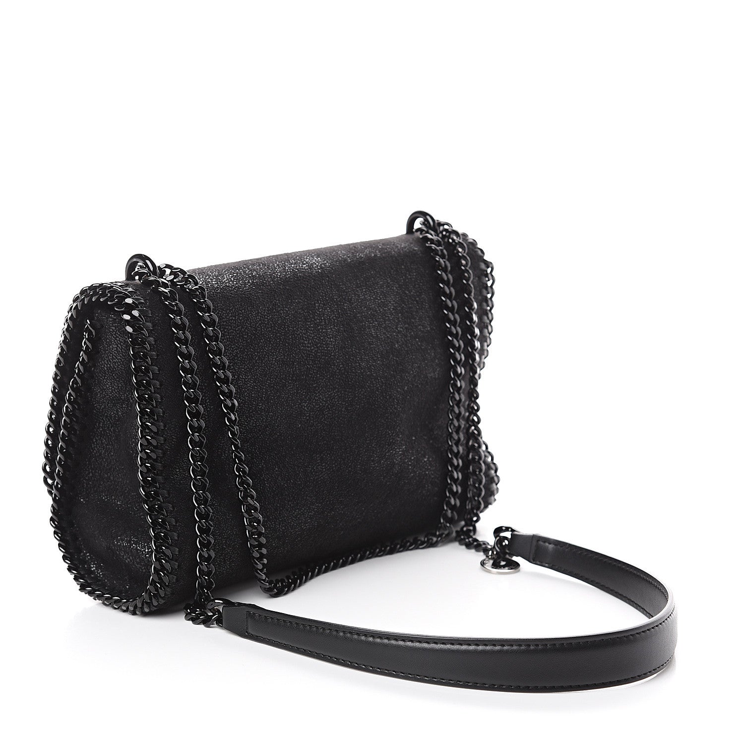 Stella McCartney Shaggy Deer Falabella Messenger Black 2 of 8