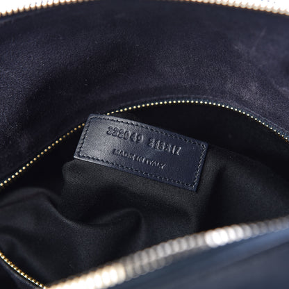 Saint Laurent Calfskin Classic Duffle 6 Marine 9 of 18