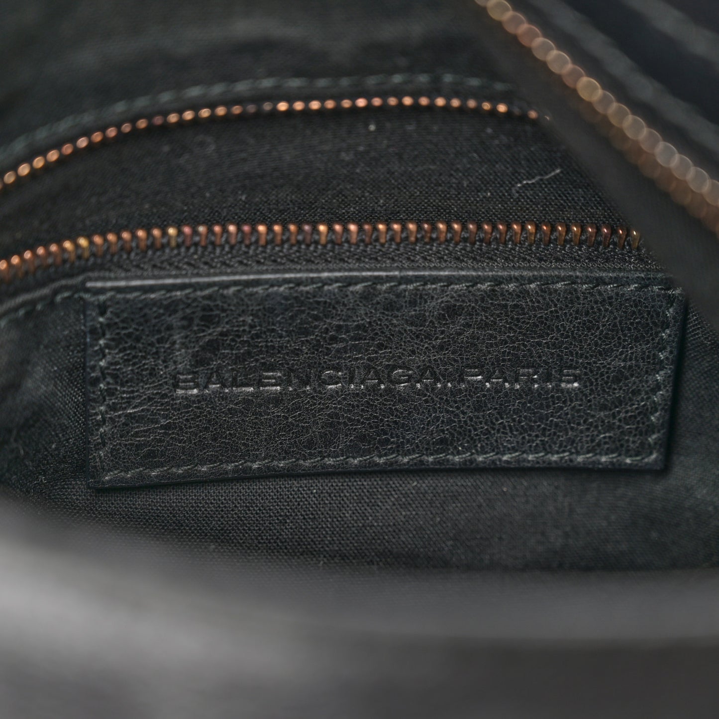 Agneau Giant 12 Rose Gold Hardware Town Black