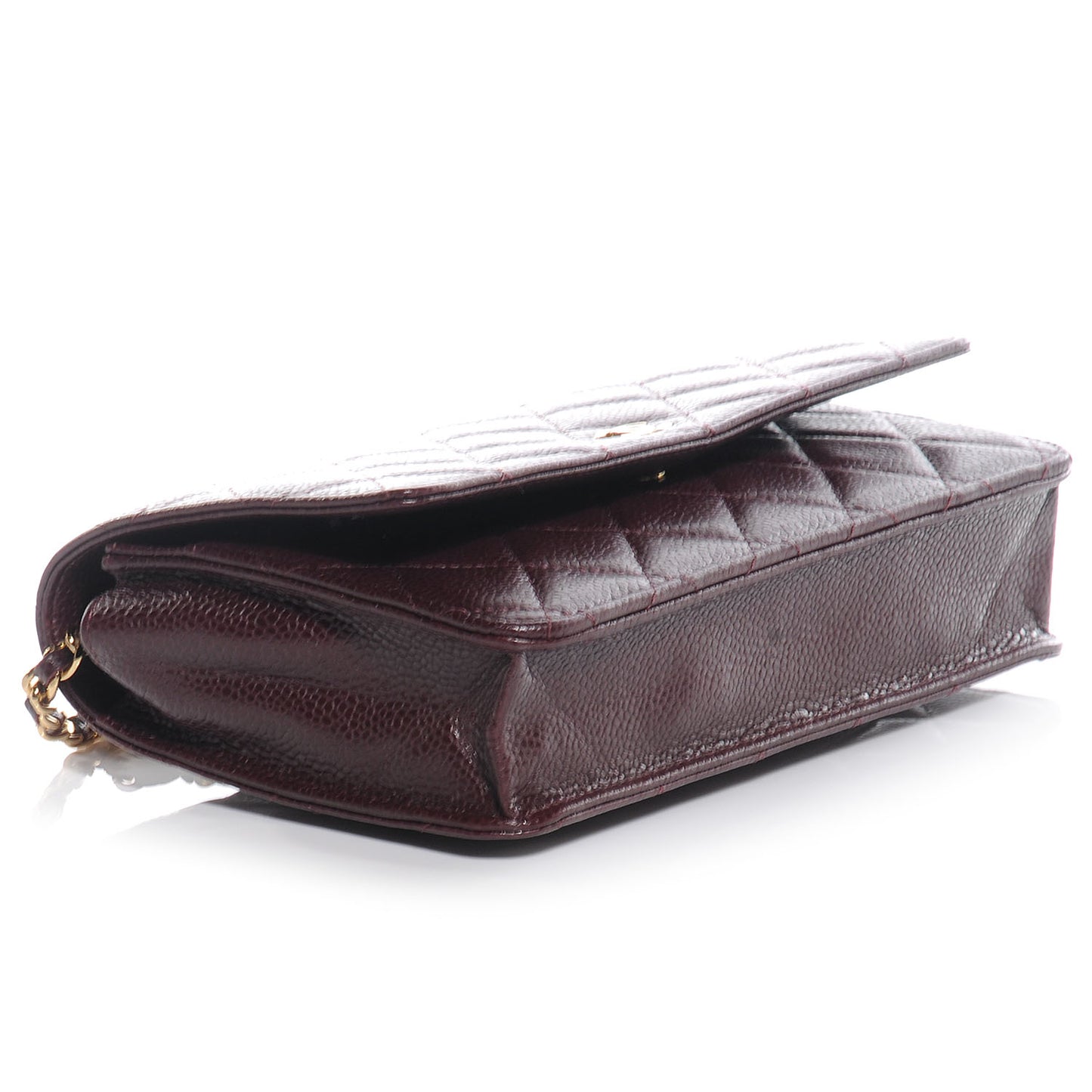 Caviar Wallet On Chain Dark Red