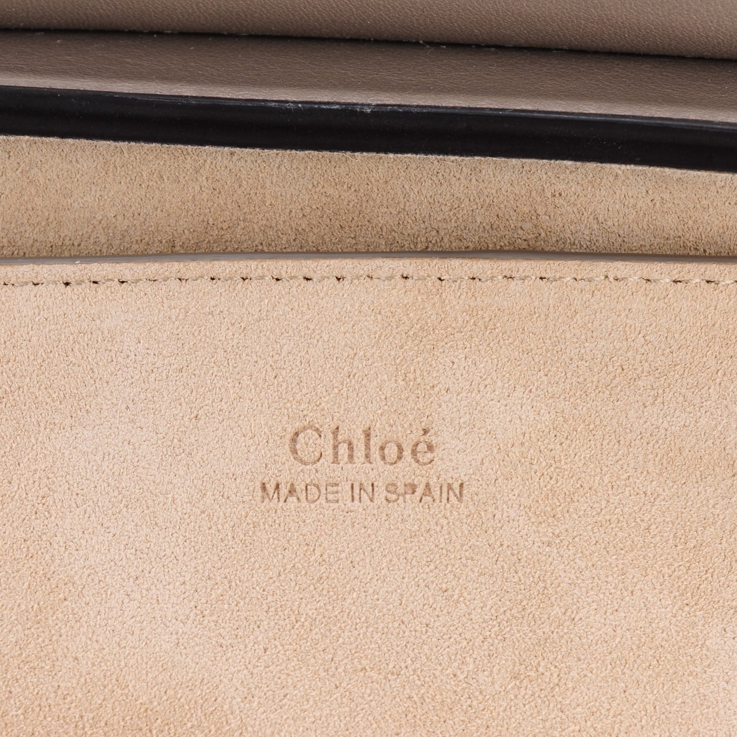 Suede Calfskin Small Faye Shoulder Bag Motty Grey