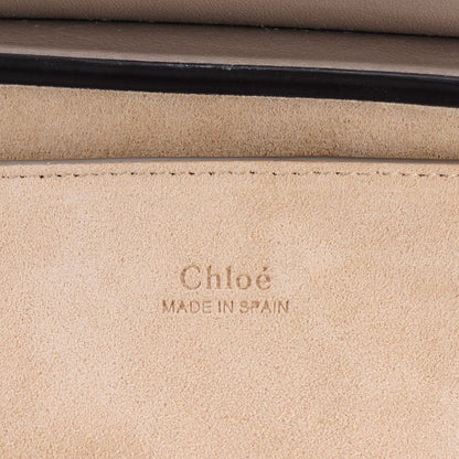 Chloe Suede Calfskin Small Faye Shoulder Bag Motty Grey 7 of 7
