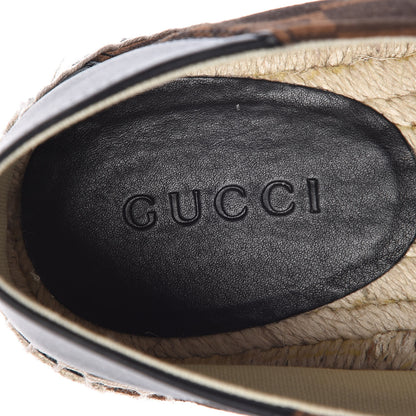 Gucci Suede Square G Mens Espadrilles 8 Sigaro 6 of 10
