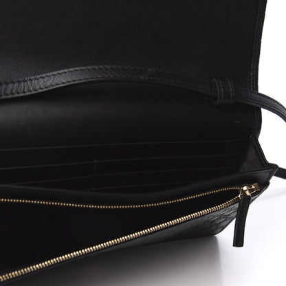 Gucci Microguccissima Crossbody Wallet Black 5 of 9