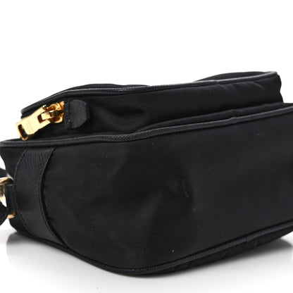 Prada Nylon Saffiano Double Zip Camera Bag Black 7 of 8