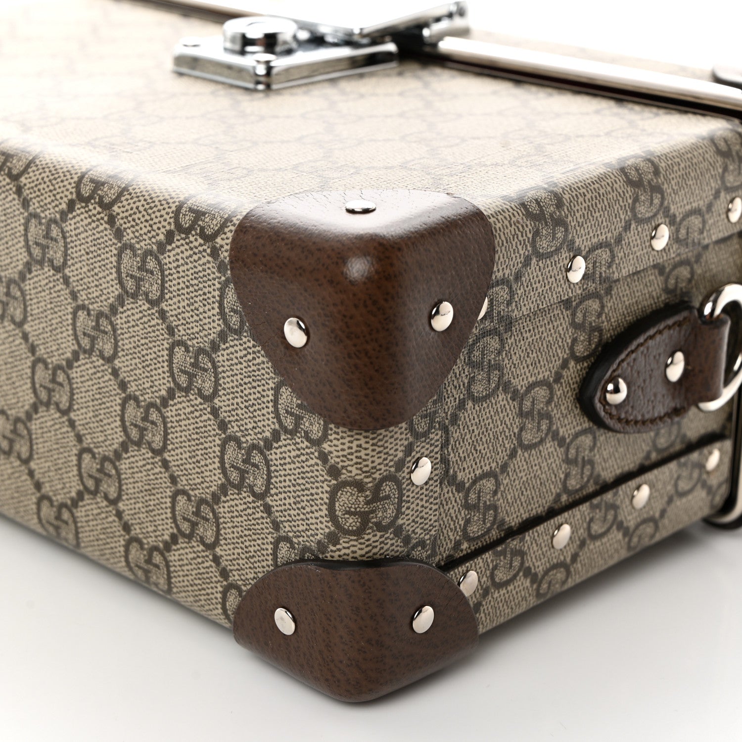 Gucci GG Supreme Monogram Globe-Trotter Beauty Case Brown 10 of 10