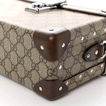 Gucci GG Supreme Monogram Globe-Trotter Beauty Case Brown 10 of 10