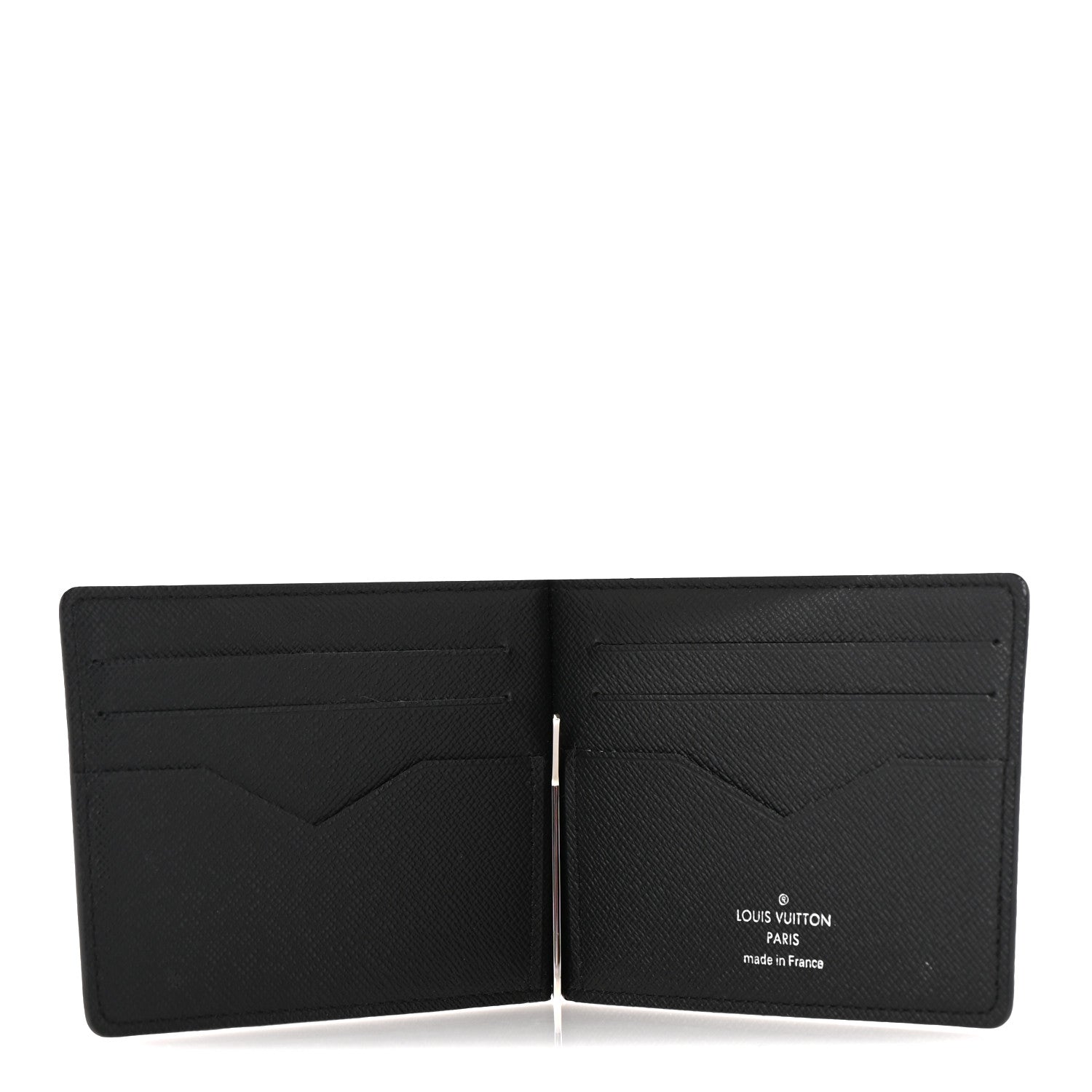 Louis Vuitton Taiga Pince Wallet Black 5 of 8