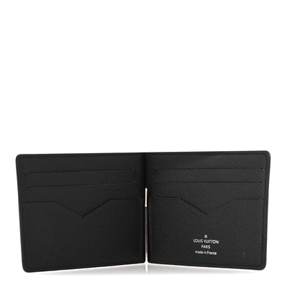 Louis Vuitton Taiga Pince Wallet Black 5 of 8