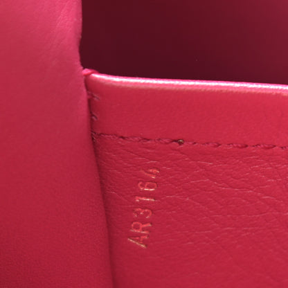 Louis Vuitton Taurillon Capucines MM Black Fuchsia 7 of 11