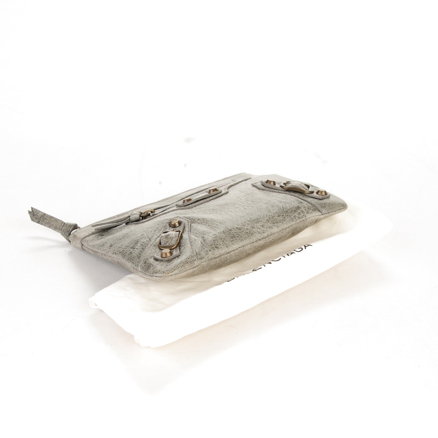 Balenciaga Chevre M Porte-Monnaie Coin Purse Grey 4 of 7