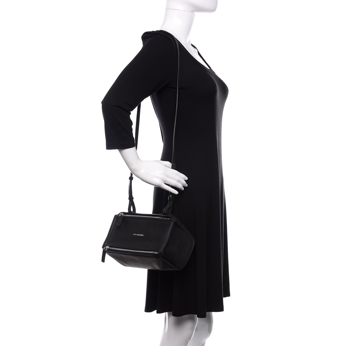 Sugar Goatskin Mini Pandora Black