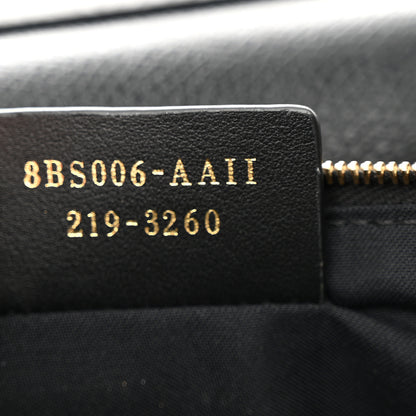 Fendi Vitello Cruise F is Fendi Bi-Color FF 1974 Embossed Medium Envelope Wallet On Chain Black Maya 8 of 14