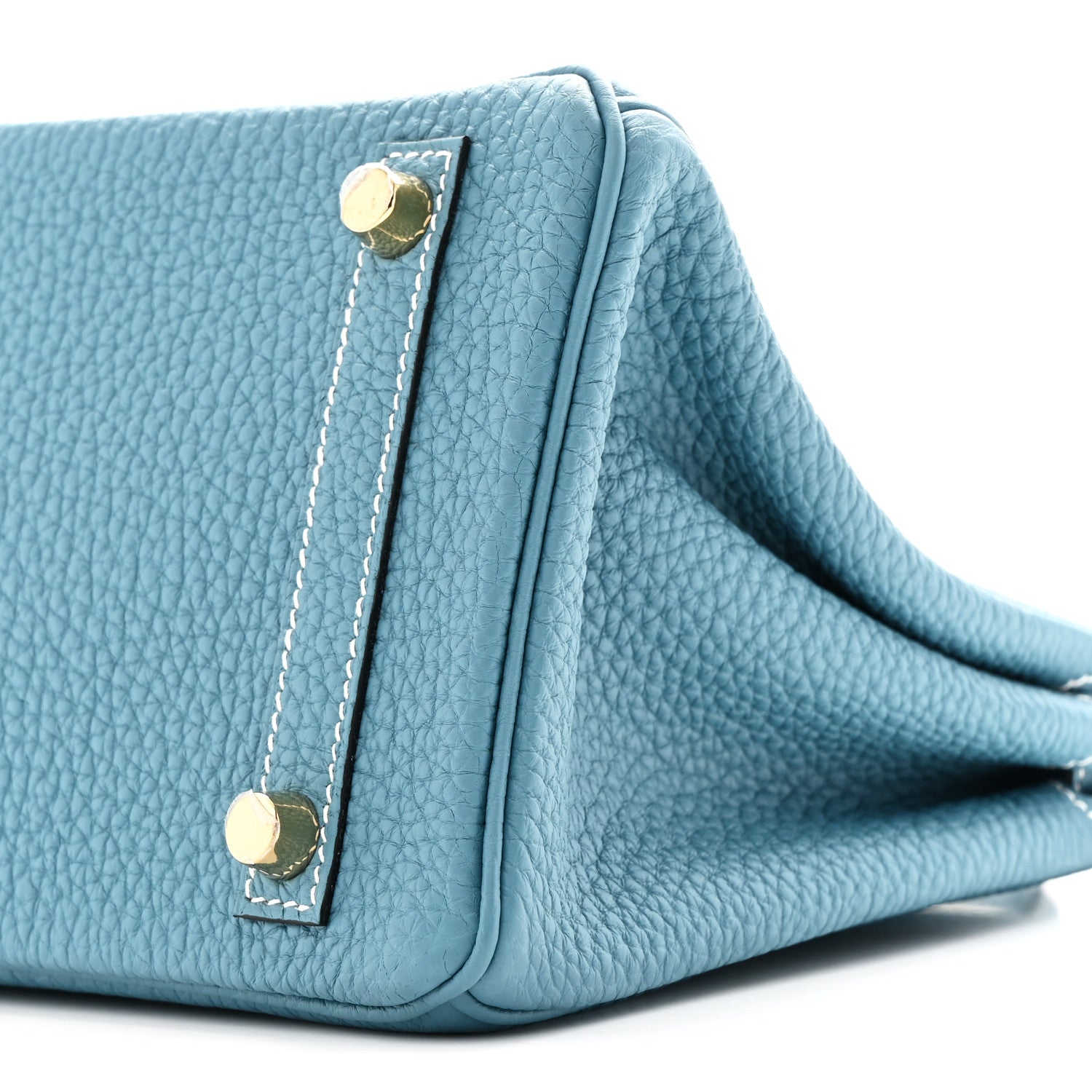 Hermes Togo Birkin 25 New Blue Jean 10 of 11