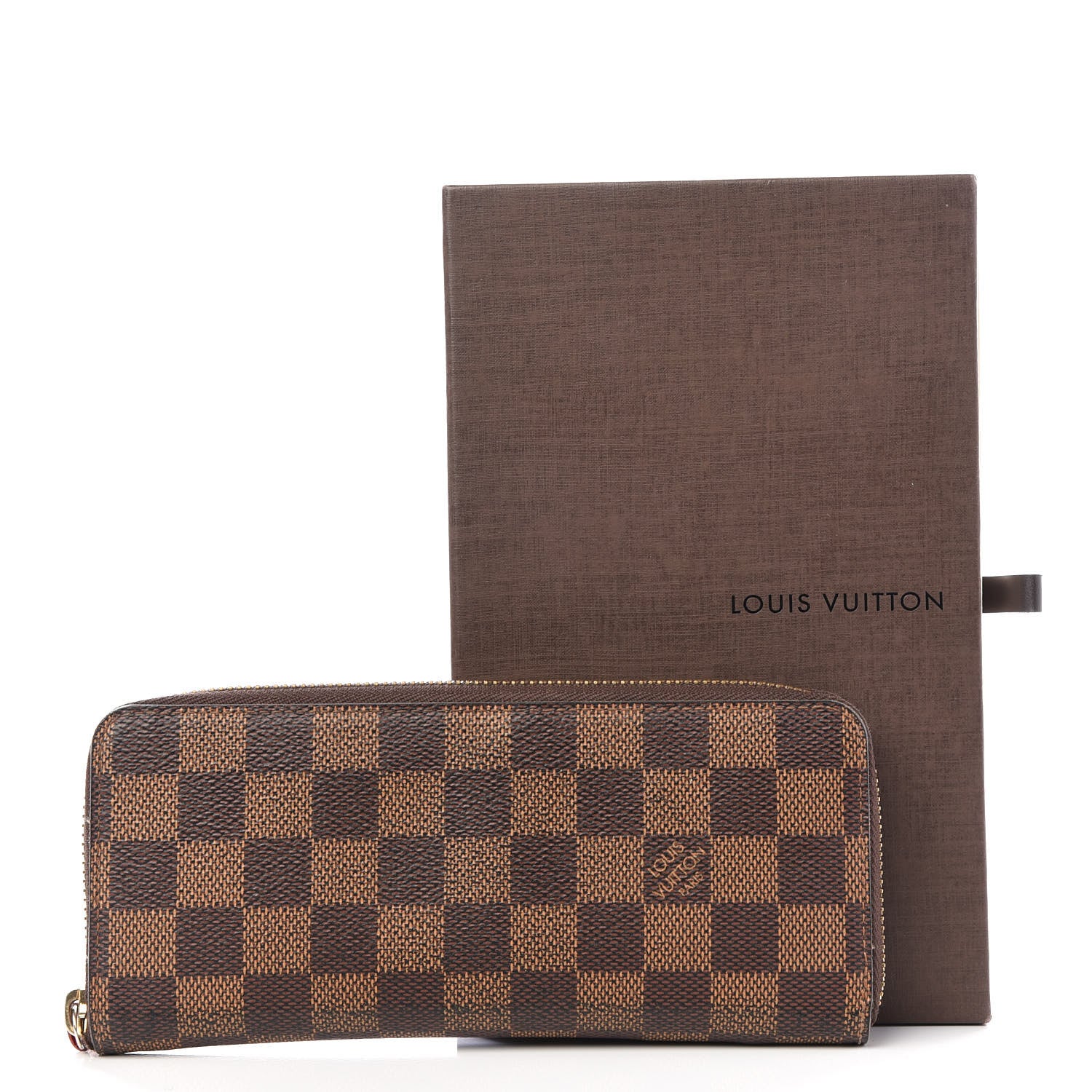 Louis Vuitton Damier Ebene Clemence Wallet Cherry 10 of 10