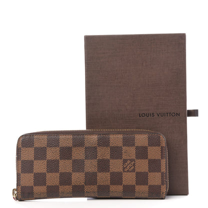 Louis Vuitton Damier Ebene Clemence Wallet Cherry 10 of 10