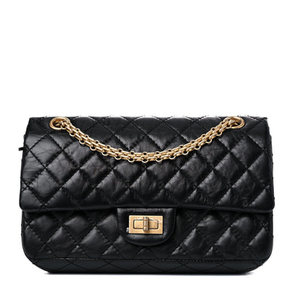 Chanel Aged Calfskin Quilted 2.55 Reissue 225 Flap Black 1 of 11