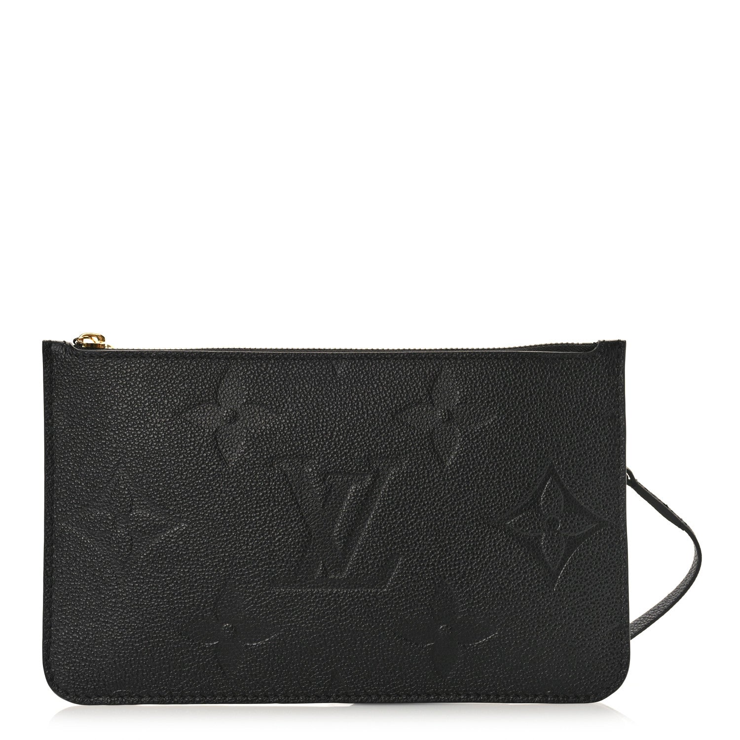 Louis Vuitton Empreinte Monogram Giant Neverfull MM Pochette Black 1 of 8