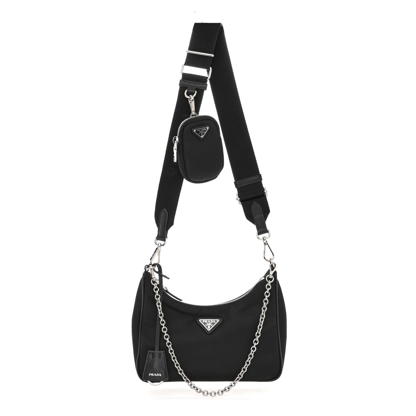 Nylon Re-Edition 2005 Shoulder Bag Black