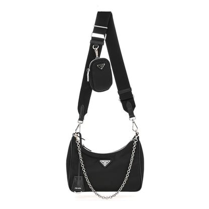 Prada Nylon Re-Edition 2005 Shoulder Bag Black 1 of 12