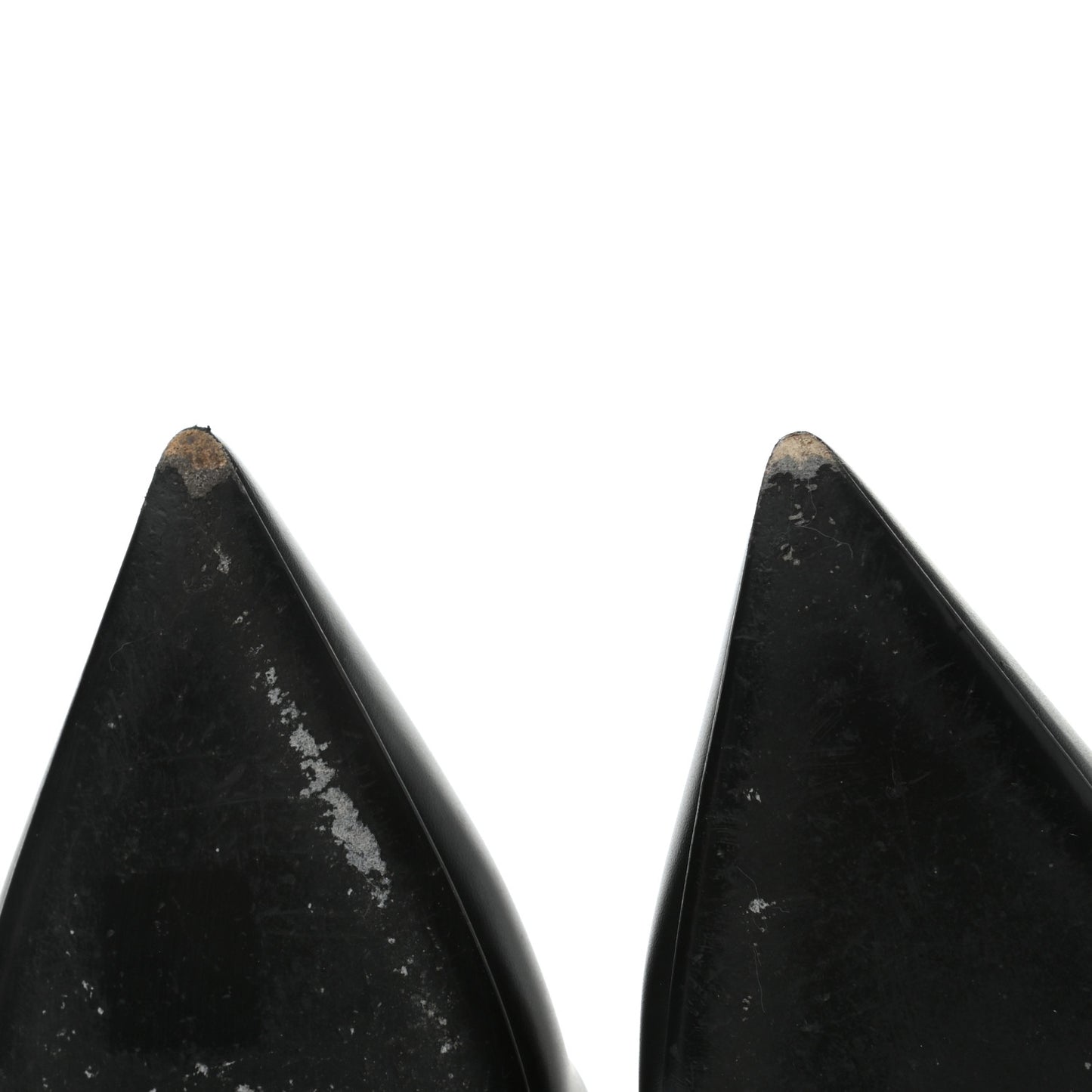 Calfskin Roman Stud Ankle Strap Flat Mules 39.5 Black
