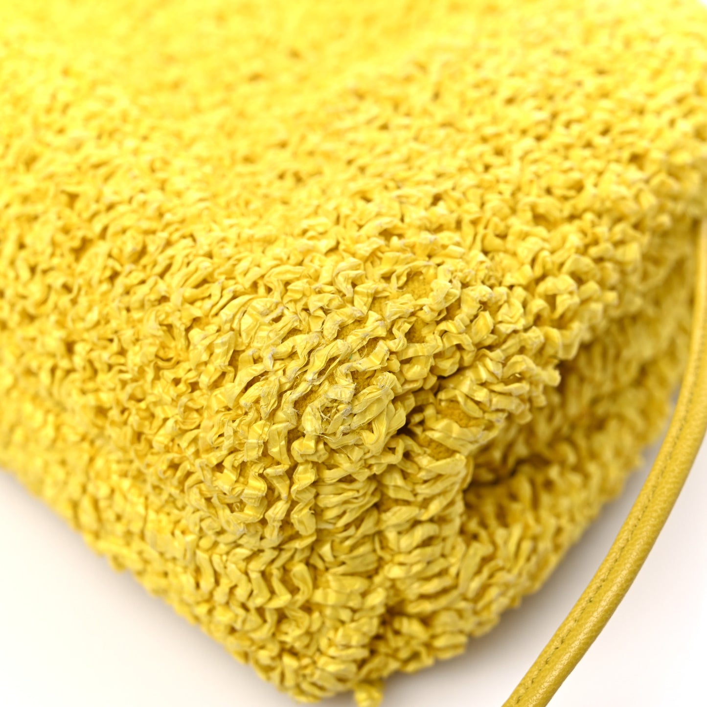 Boucle Curly Raffia The Mini Pouch Mirabelle