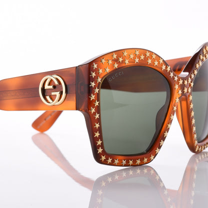 Gucci Square Frame Star Sunglasses GG 3870/S Light Tortoiseshell 7 of 8