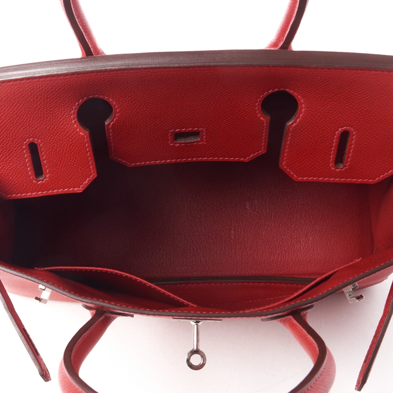 Hermes Epsom Birkin 30 Rouge Casaque 12 of 27