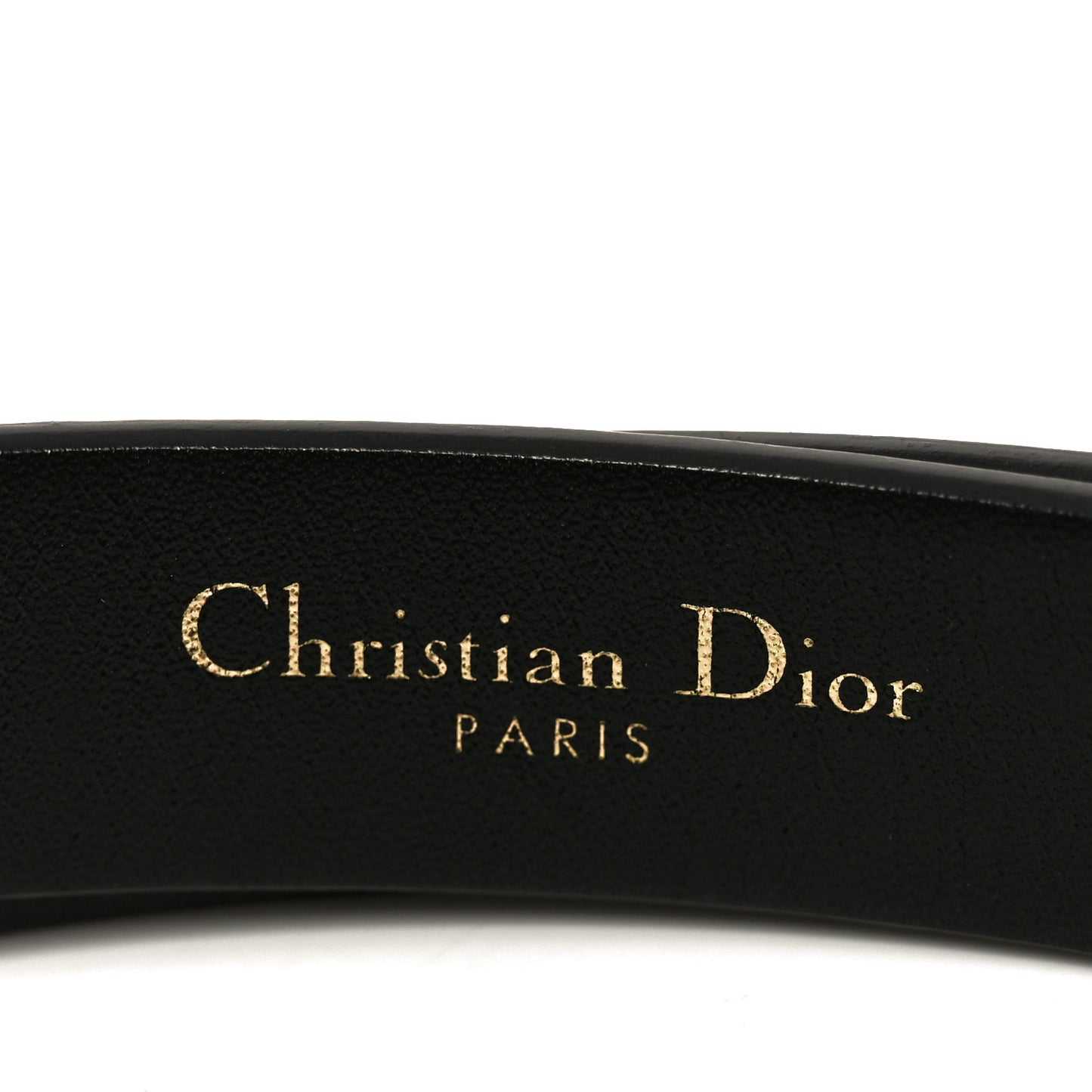 Calfskin Saddle Belt 90 Black