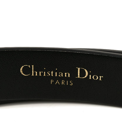 Christian Dior Calfskin Saddle Belt 90 Black 7 of 12