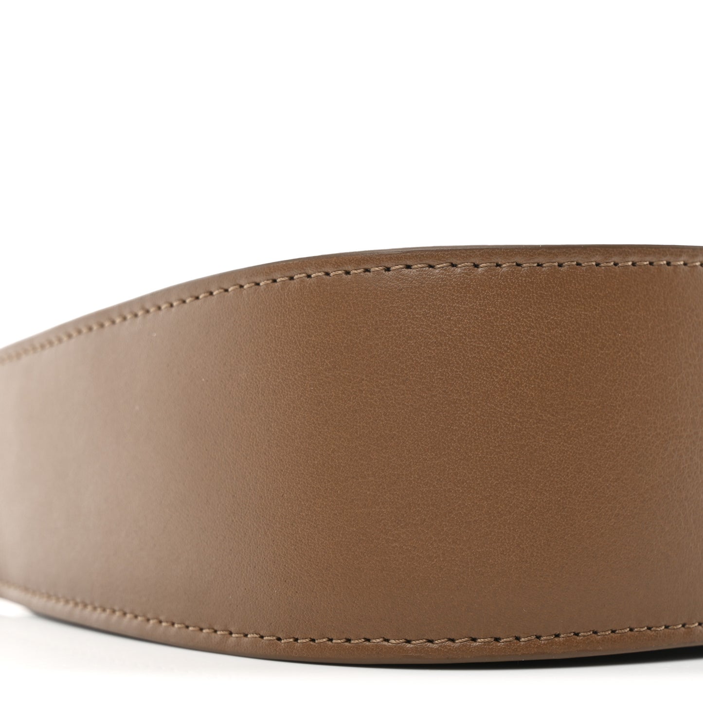 Smooth Calfskin Half Moon Shoulder Bag Chestnut