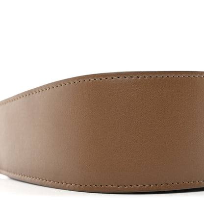 The Row Smooth Calfskin Half Moon Shoulder Bag Chestnut 8 of 9