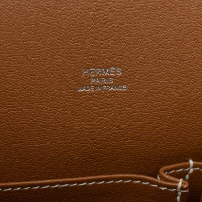 Hermes Taurillon Clemence Jypsiere 28 Gold 6 of 14