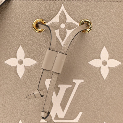 Louis Vuitton Empreinte Monogram Giant Neonoe MM Tourterelle Creme 8 of 14