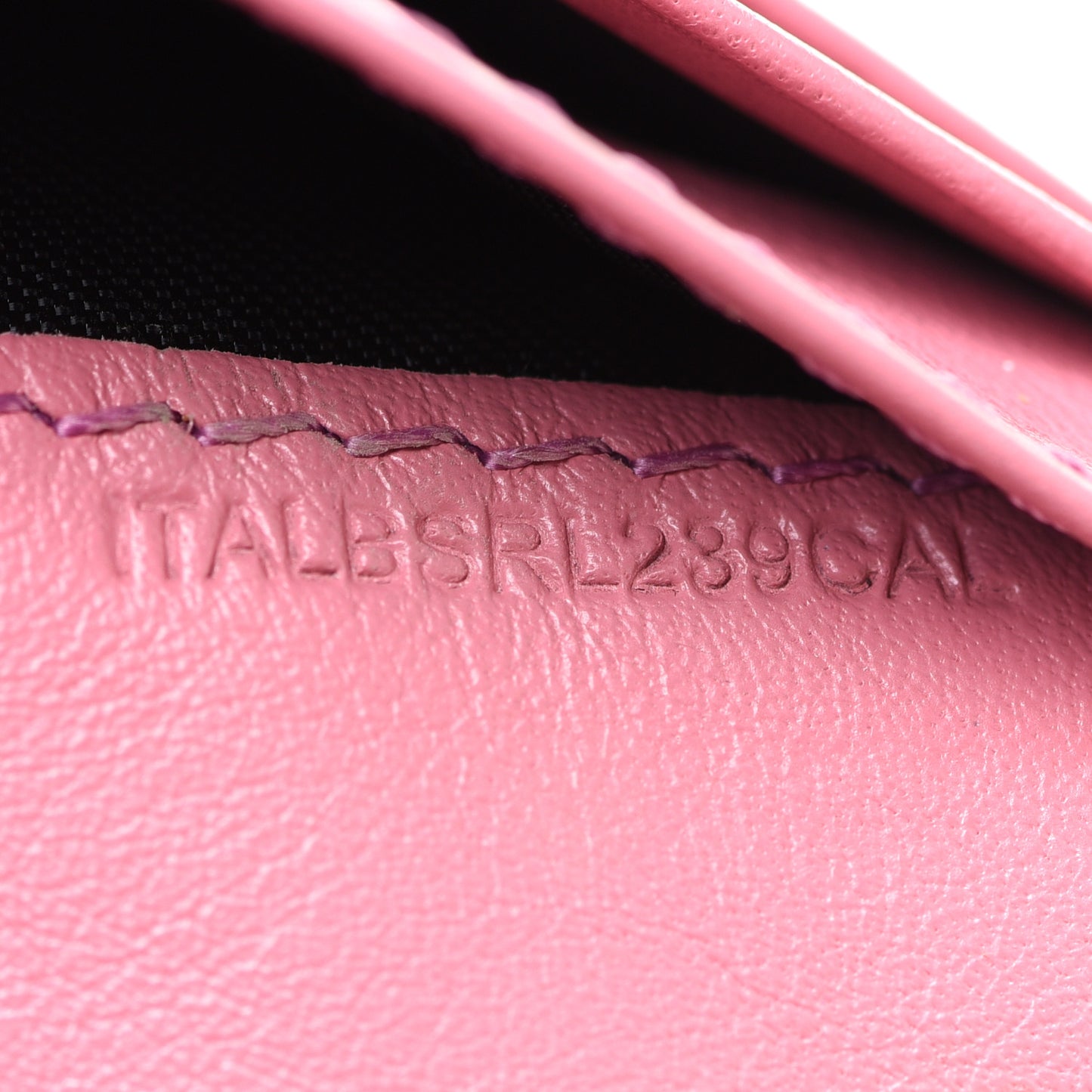 Calfskin Horseferry Check Porter Continental Wallet Mauve Pink