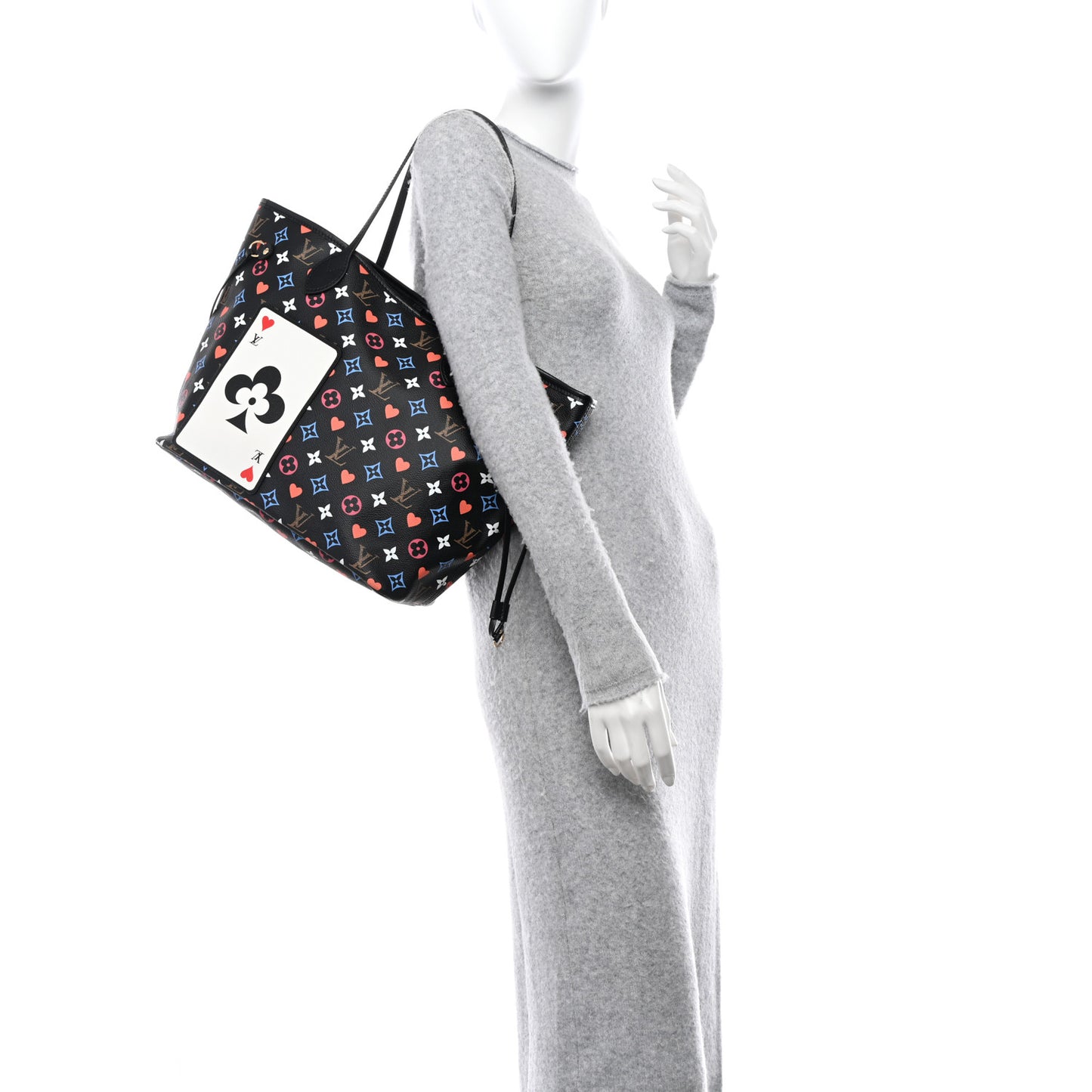 LOUIS VUITTON Game On Neverfull MM Black