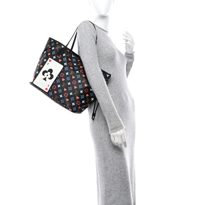 Louis Vuitton LOUIS VUITTON Game On Neverfull MM Black 2 of 11
