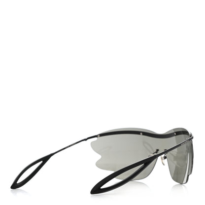 Louis Vuitton Metal Bohemian Vuittony Mask Sunglasses Z1227U Black 4 of 9
