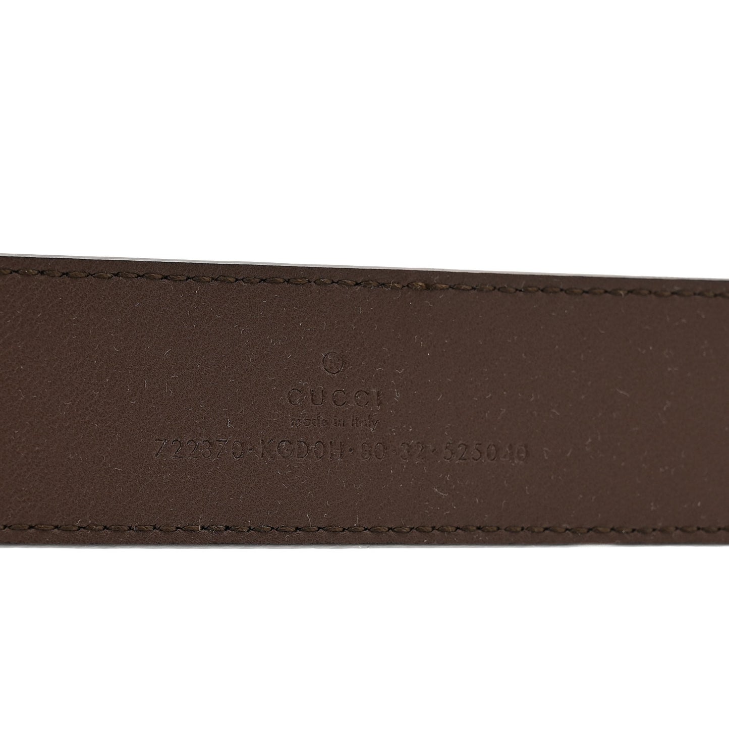 Supreme Monogram Calfskin Rectangular Belt 80 32 Brown
