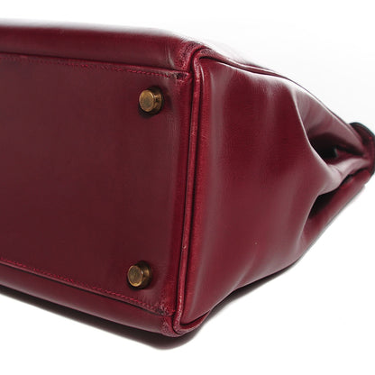 Hermes Box Kelly Retourne 32 Rouge H 8 of 23