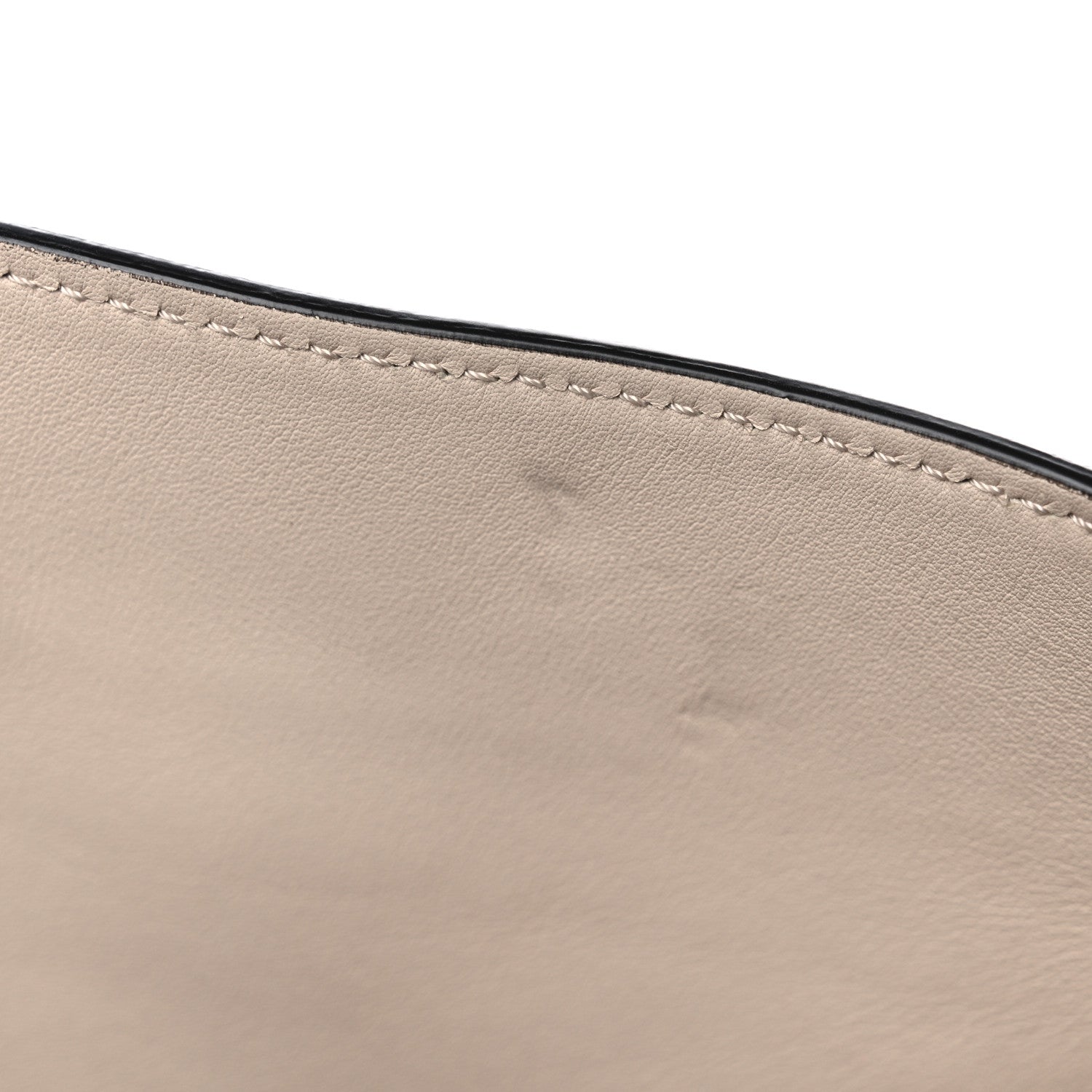 Fendi Vitello Tahiti Burro Large Peekaboo Iconic Essentially Satchel Beige 12 of 14