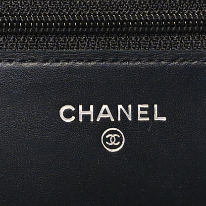 Chanel Caviar Timeless CC Wallet on Chain WOC Black 6 of 10