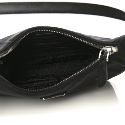 Prada Tessuto Nylon Saffiano Mini Re-Edition 2005 Bag Black 4 of 11