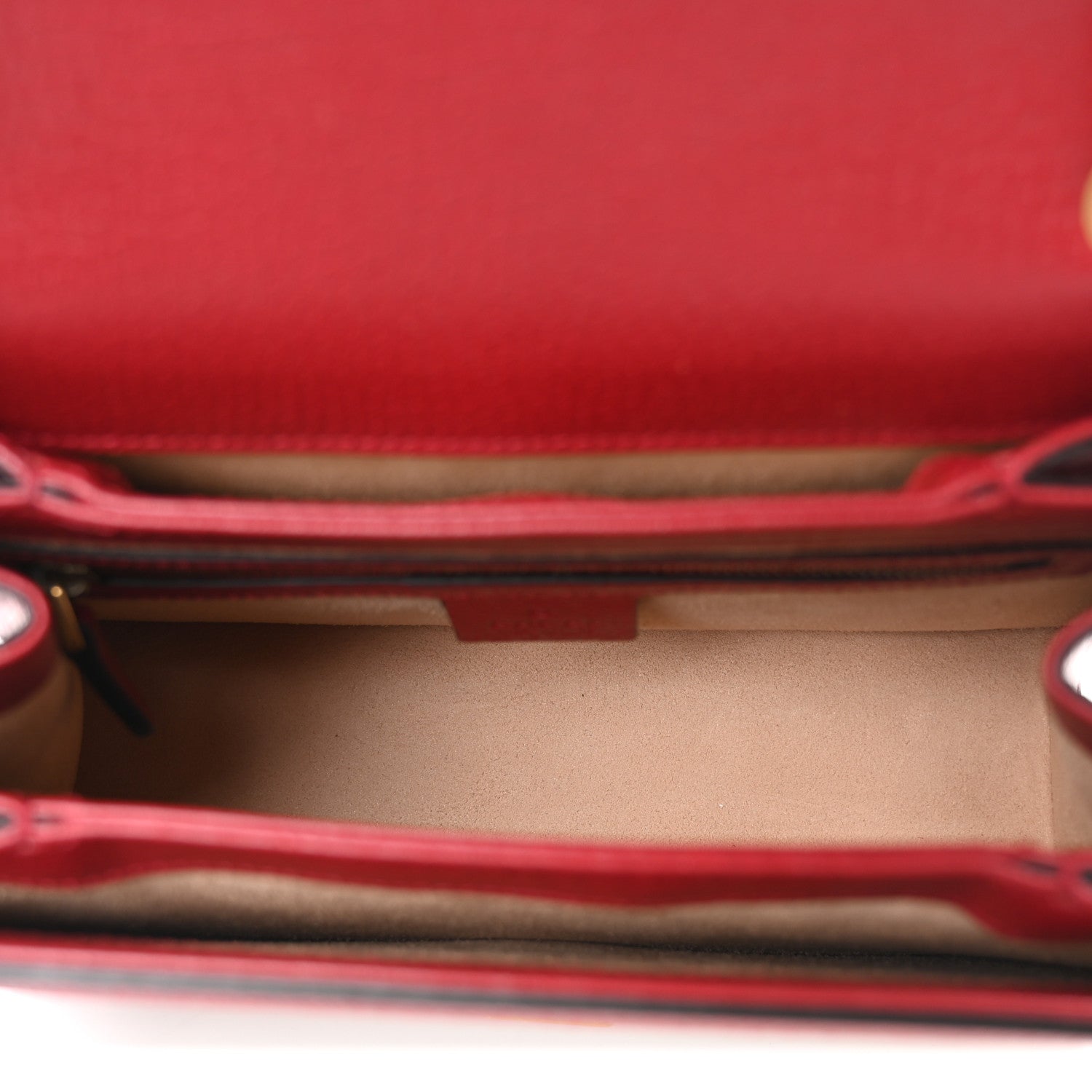 Gucci GG Supreme Monogram Small Queen Margaret Top Handle Bag Red 5 of 10