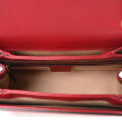 Gucci GG Supreme Monogram Small Queen Margaret Top Handle Bag Red 5 of 10