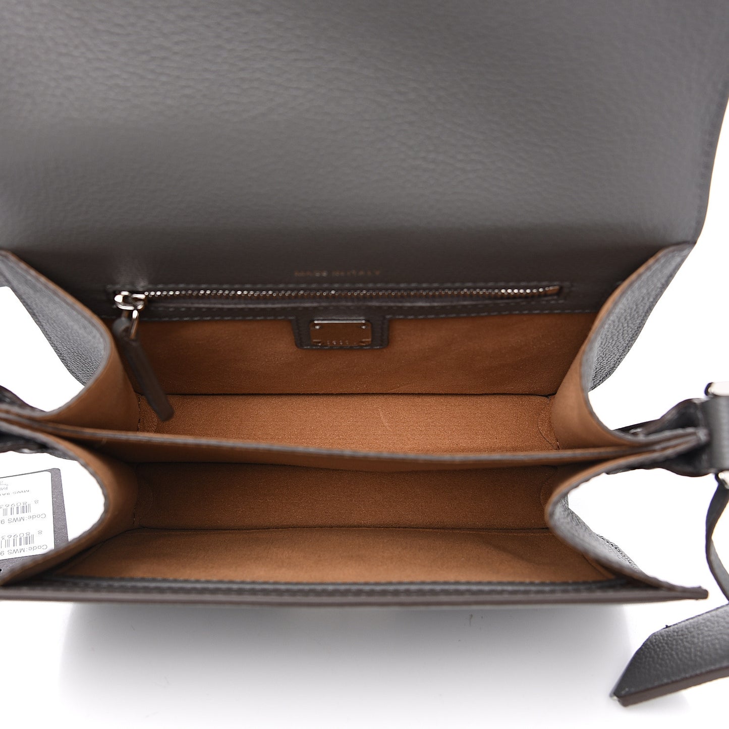 Park Avenue Calfskin Small Patricia Crossbody Bag Charcoal