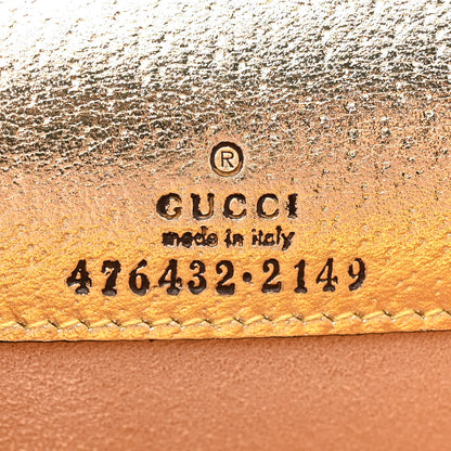 Gucci Metallic Calfskin Super Mini Dionysus Shoulder Bag Gold 6 of 10