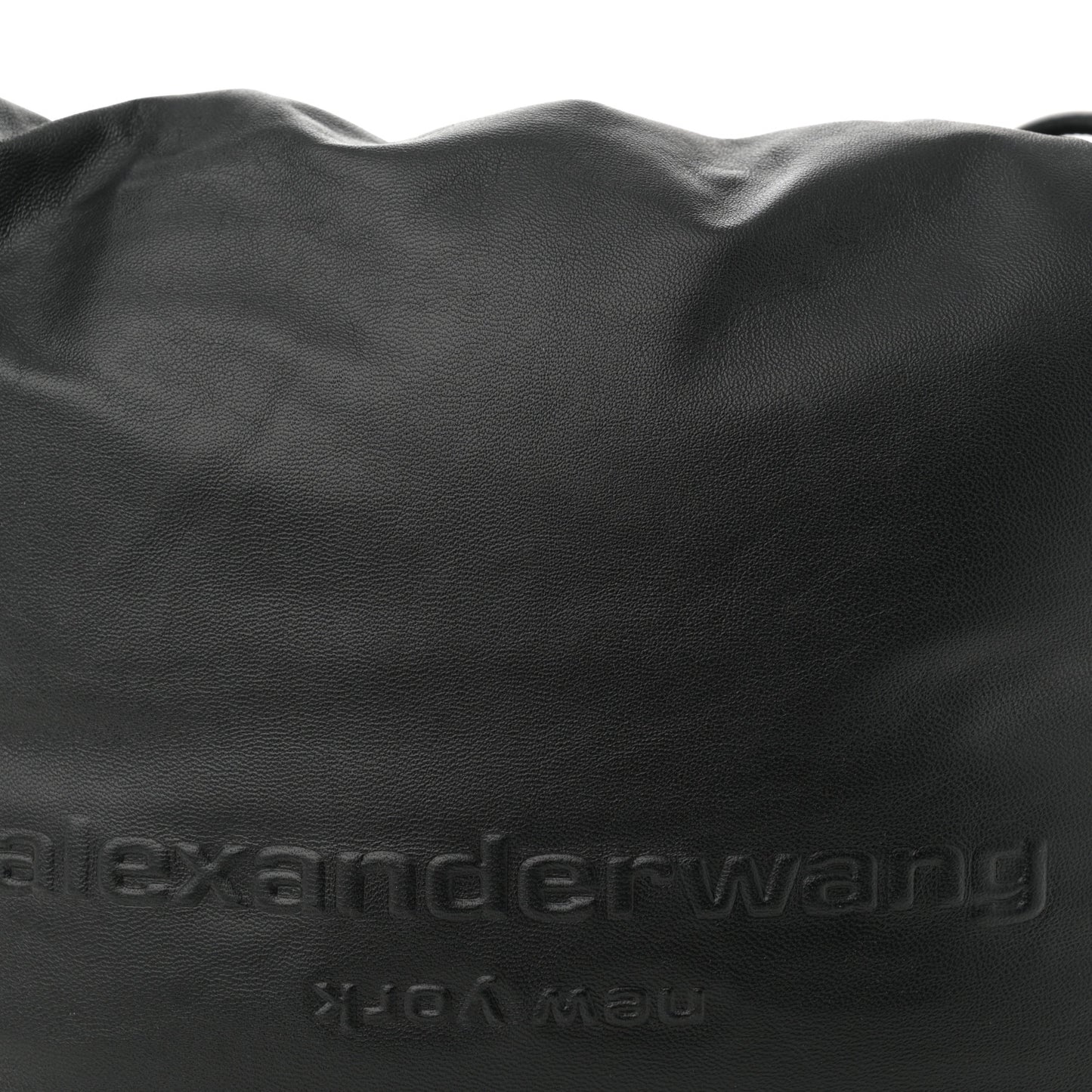 Lambskin Large Ryan Puffer Bag Black