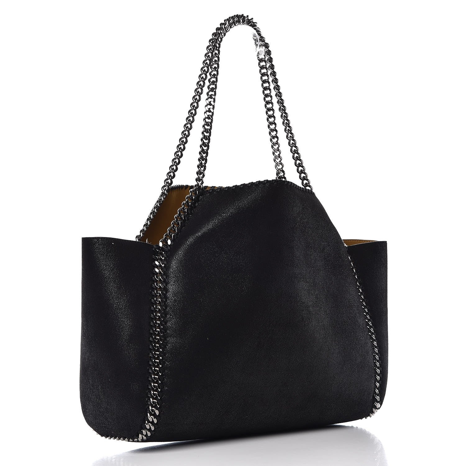 Stella McCartney Shaggy Deer Falabella Reversible Tote Black 3 of 6